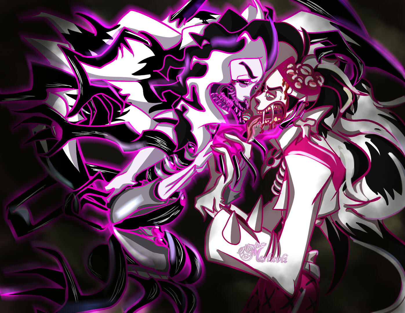 A piece made featuring alternate designs of Piers made by members of the community.