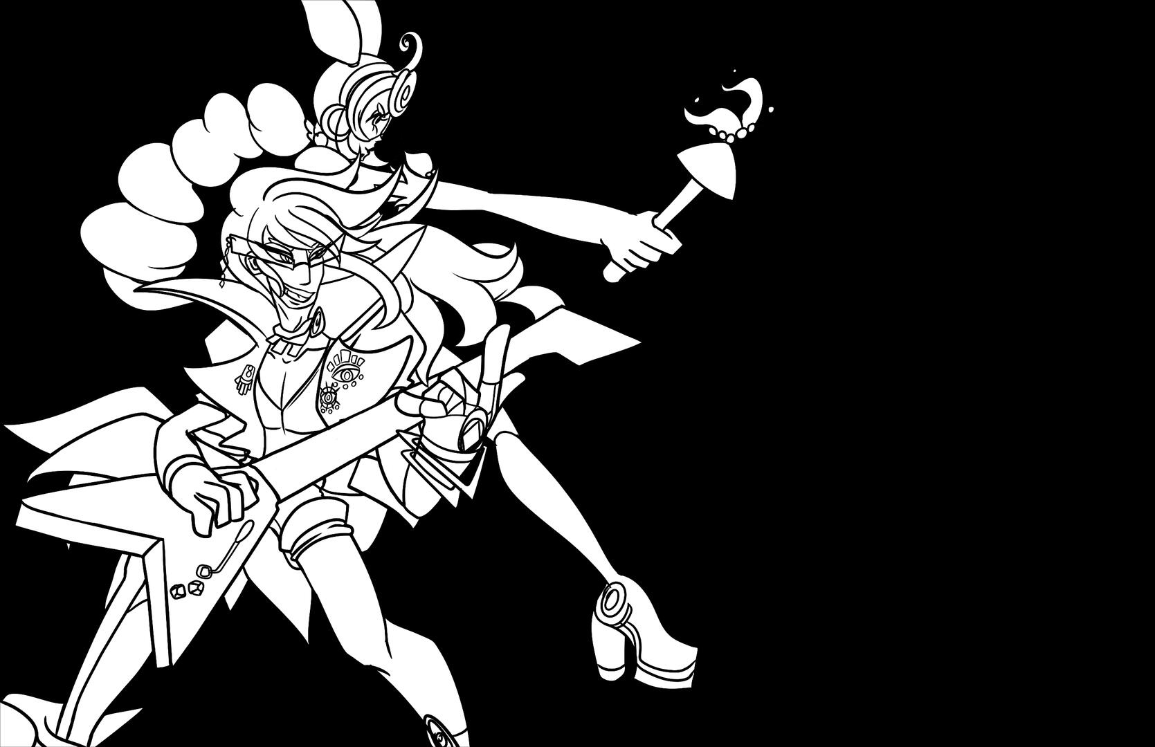 WIP of Mari and Errol