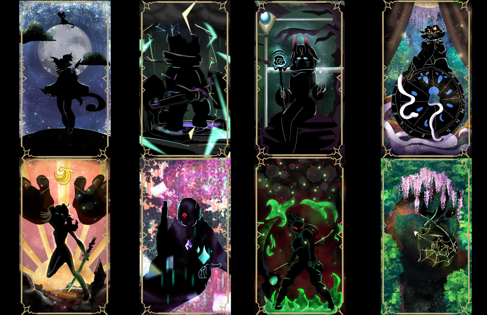 A tarot card style commission for a dnd campaign